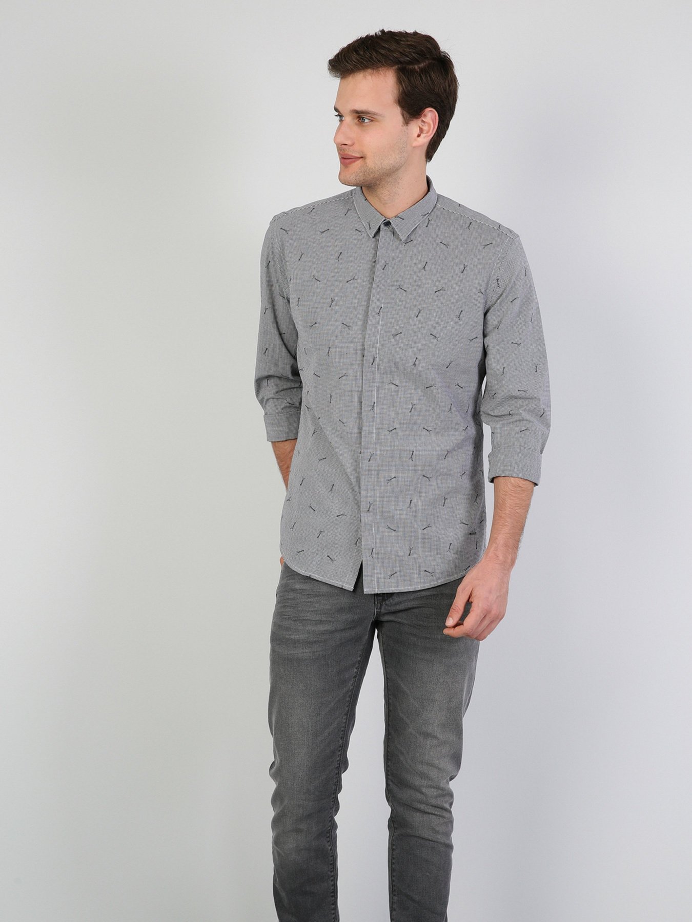 Сорочка Colin’s модель CL1041897BLK Фото