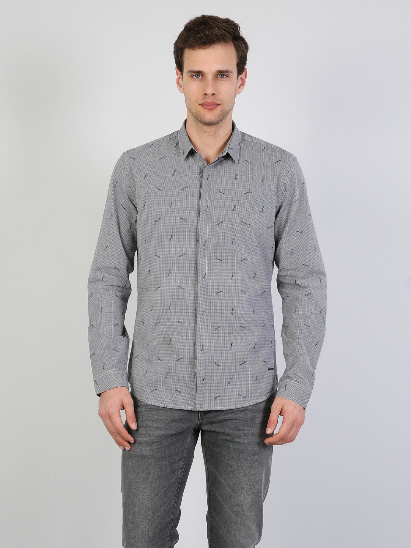 Сорочка Colin’s модель CL1041897BLK Фото