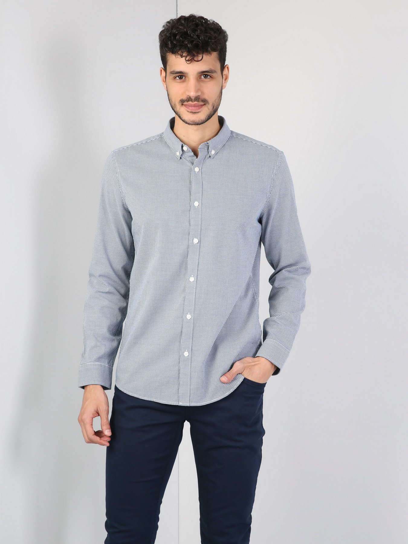 Рубашка повседневная Colin’s модель CL1041901BLE Фото