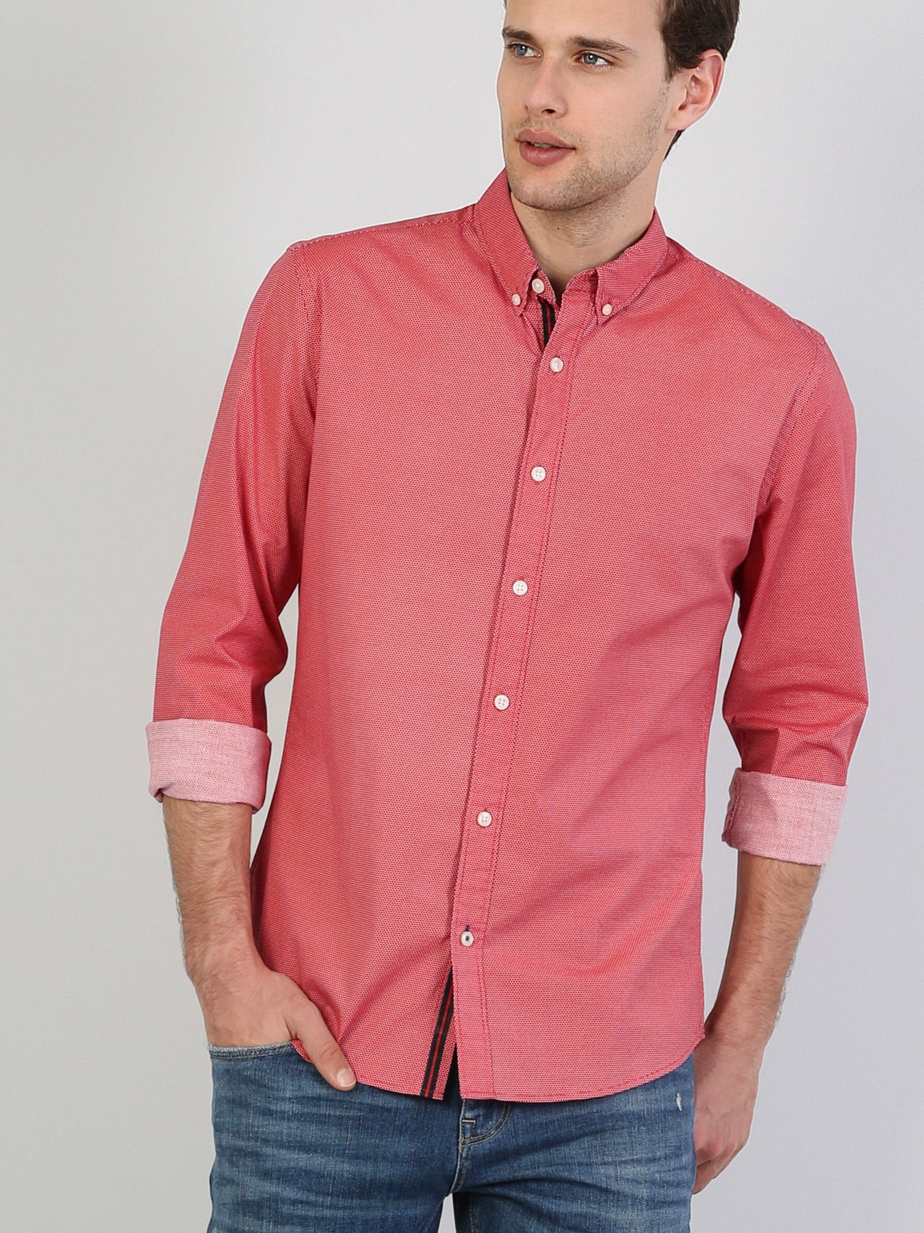 Сорочка Colin’s модель CL1041905RED Фото