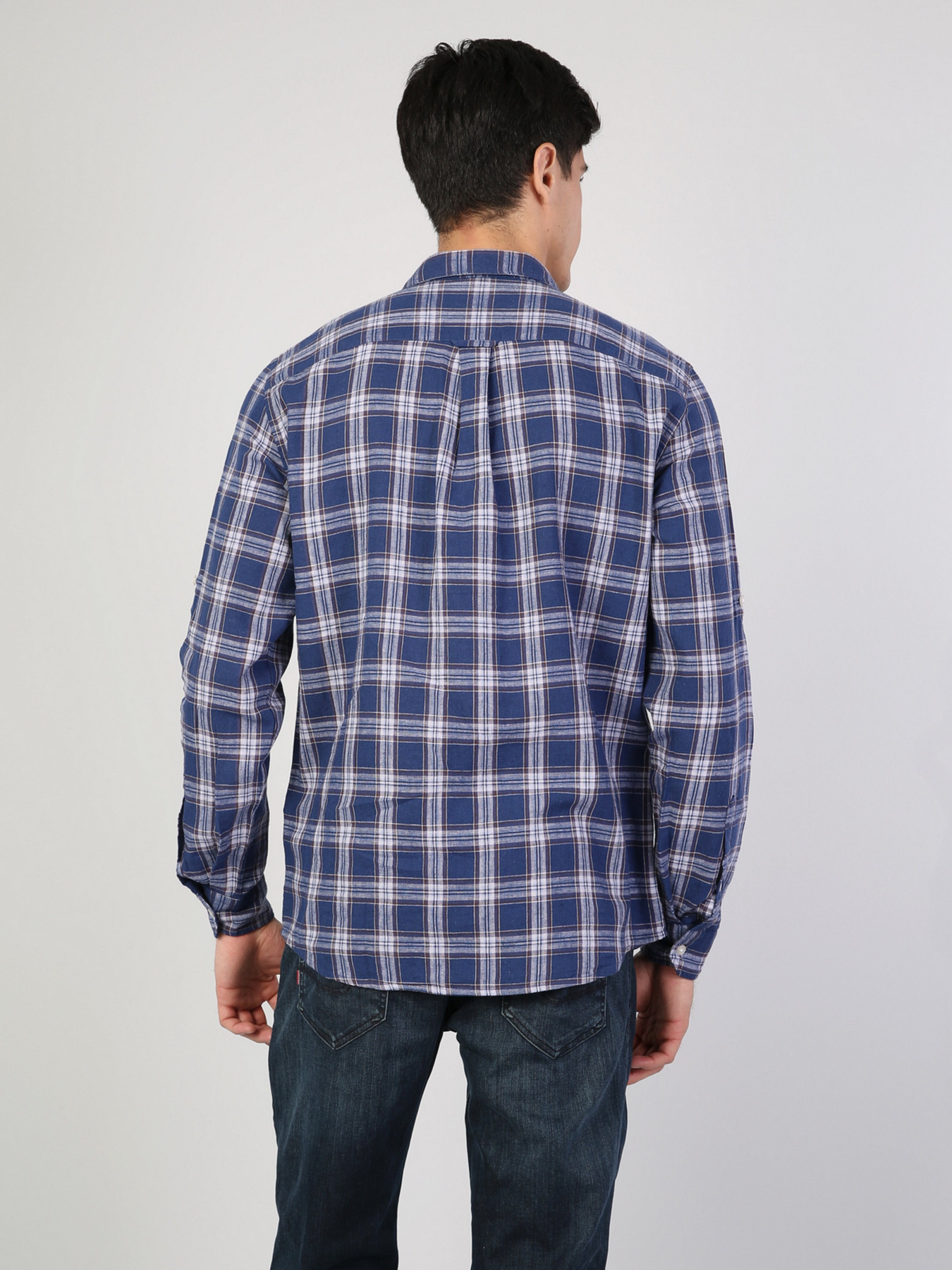 Рубашка повседневная Colin’s модель CL1042001BLE Рубашка повседневная Colin’s модель CL1042001BLE Фото