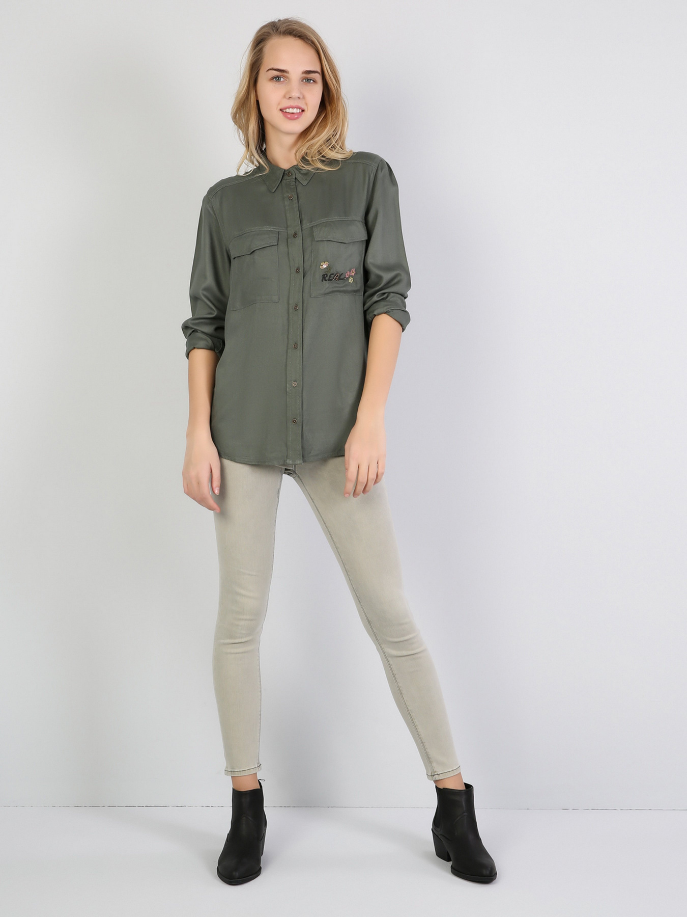 Сорочка повсякденна Colin’s модель CL1042221KHA Фото