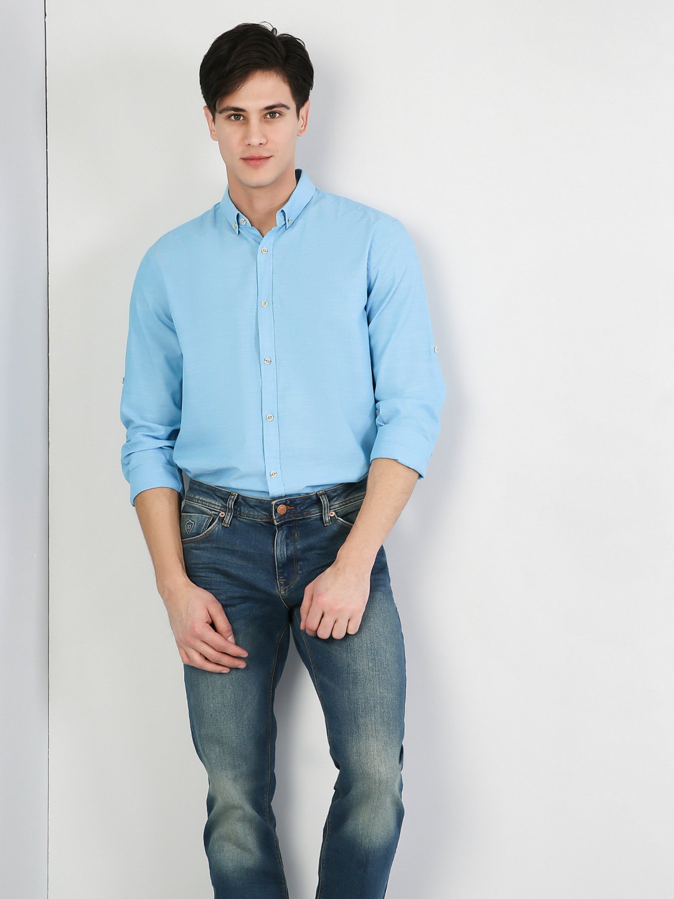 Рубашка повседневная Colin’s модель CL1042513TQI Фото