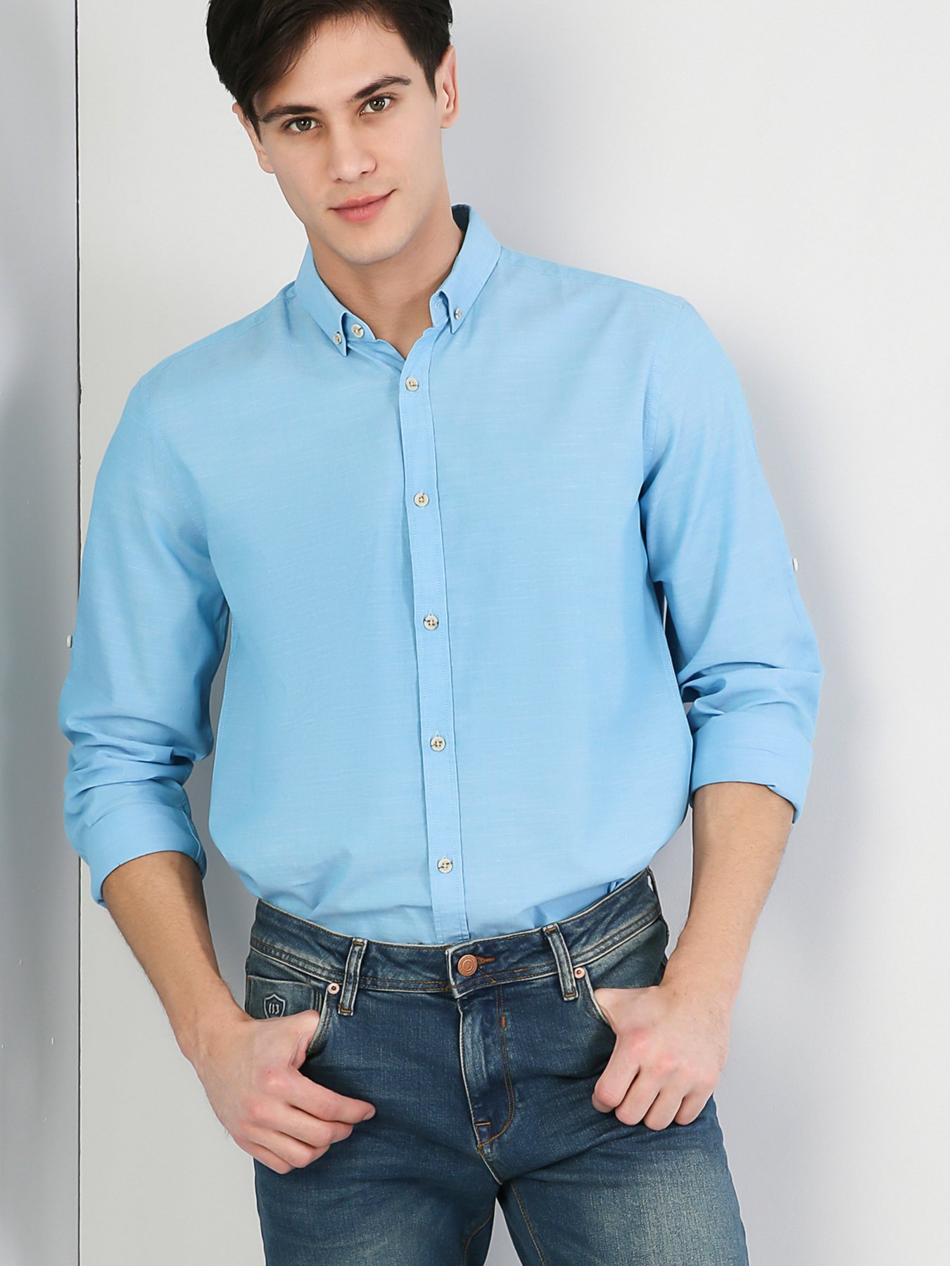 Рубашка повседневная Colin’s модель CL1042513TQI Фото