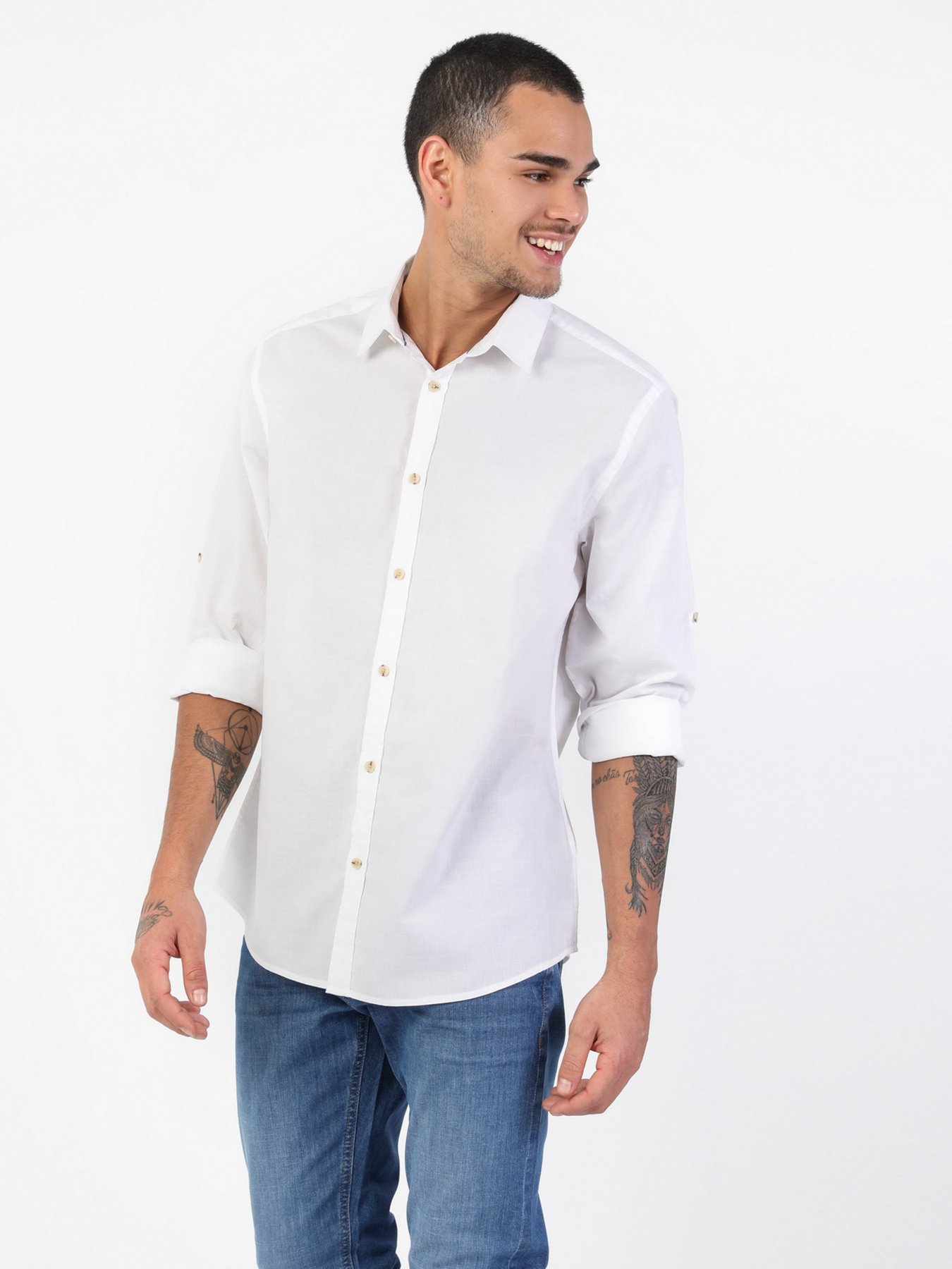 Рубашка Colin’s модель CL1042513WHT Фото