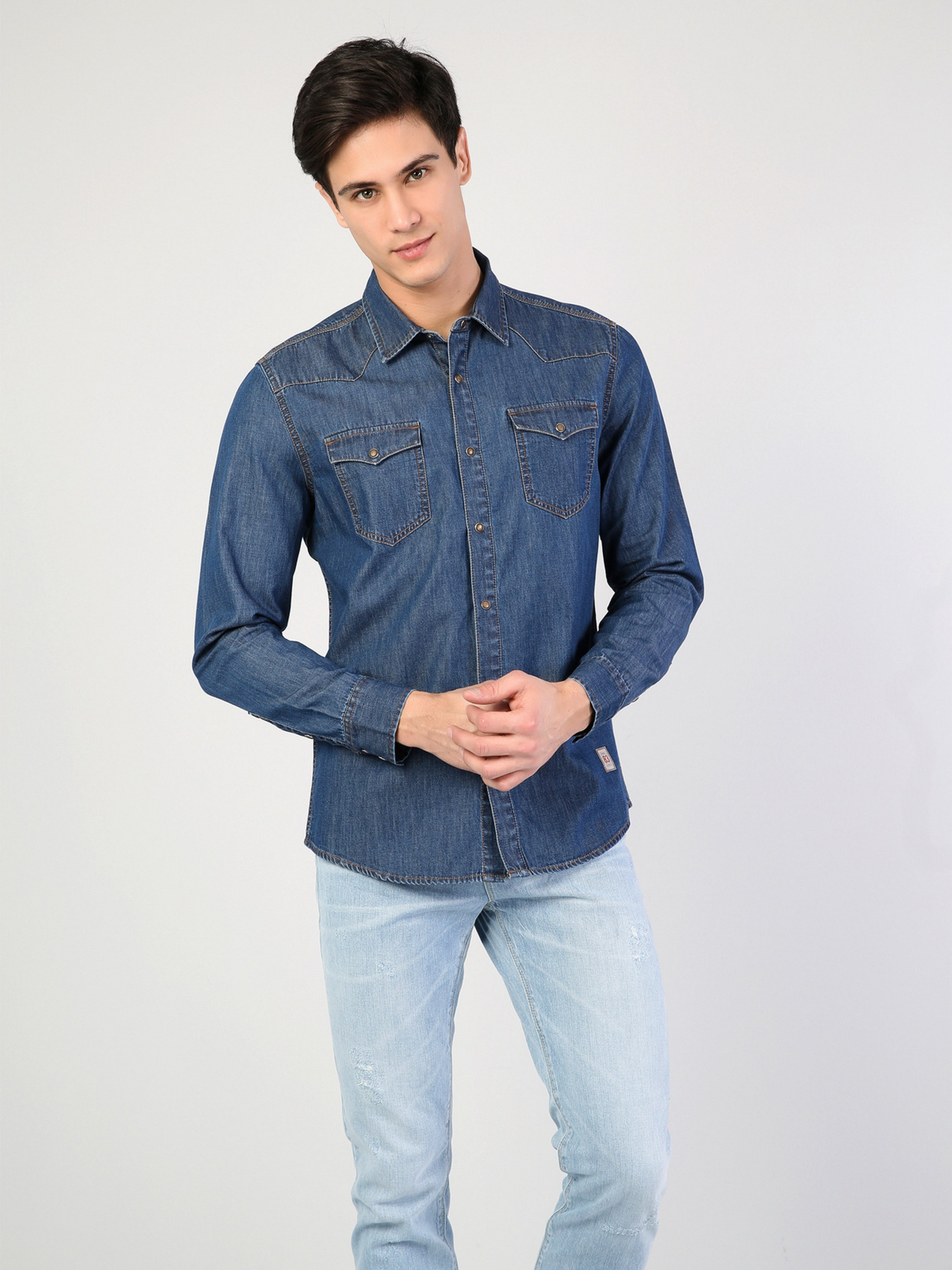 Рубашка Colin’s модель CL1042677DN40232 Фото