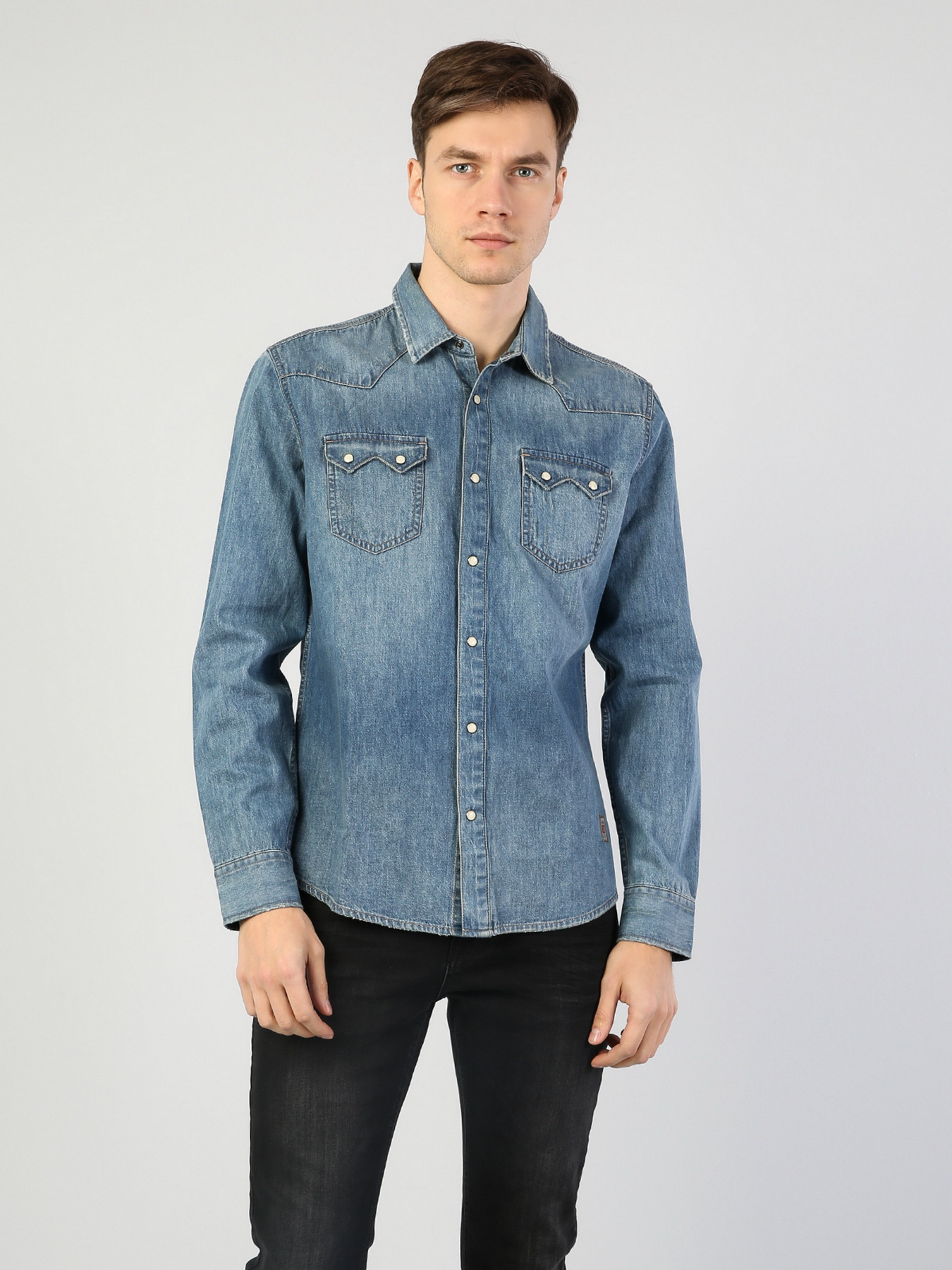 Рубашка Colin’s модель CL1042678DN40231 Фото