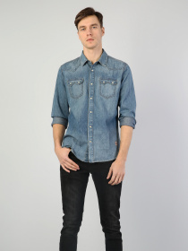 Рубашка повседневная Colin’s модель CL1042678DN40231 Фото