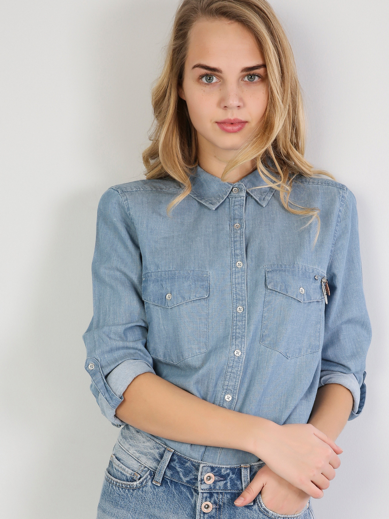 Рубашка повседневная Colin’s модель CL1042921DN05487 Фото