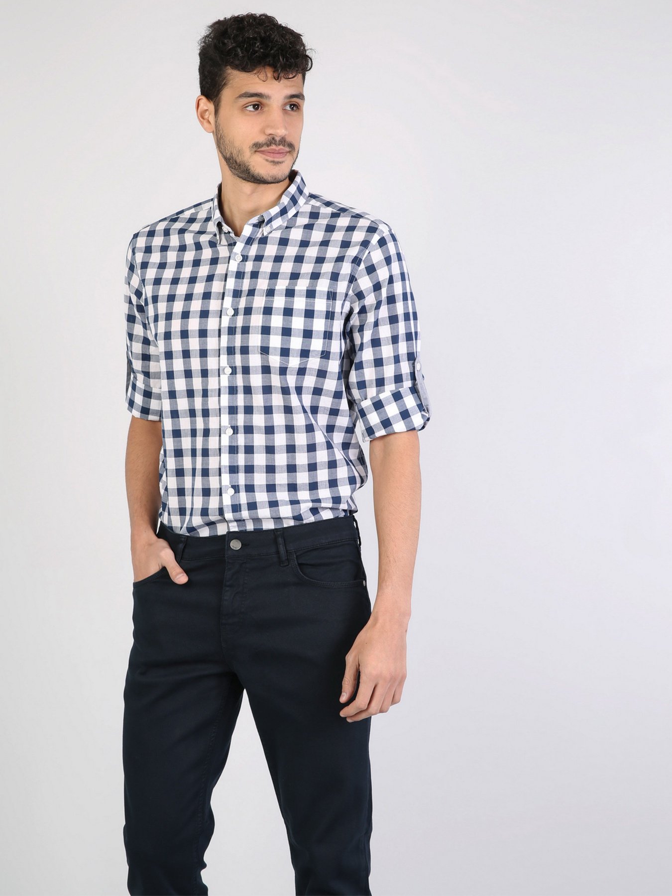 Сорочка повсякденна Colin’s модель CL1043071NAV Фото