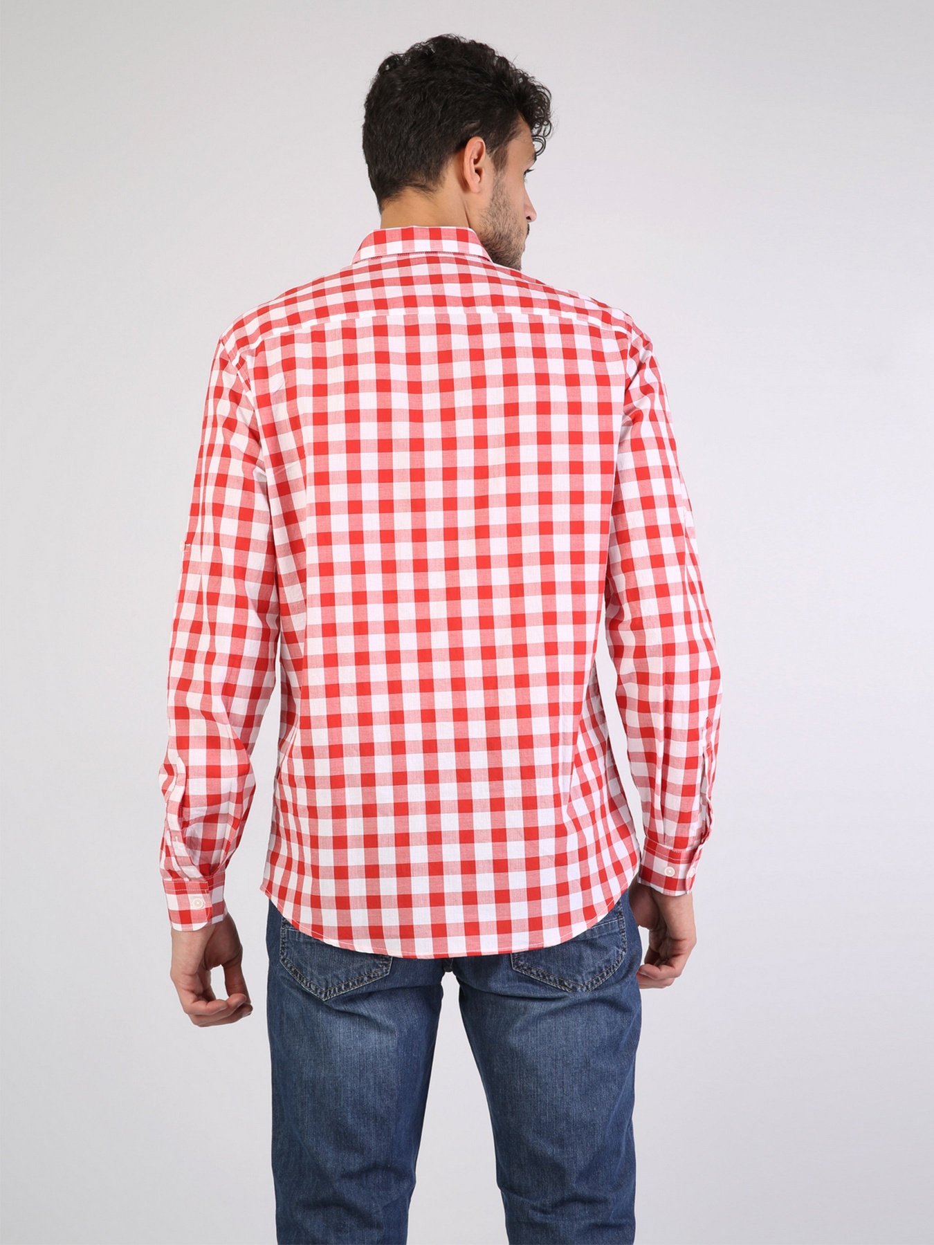 Рубашка повседневная Colin’s модель CL1043071RED Фото