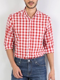 Рубашка повседневная Colin’s модель CL1043071RED Фото