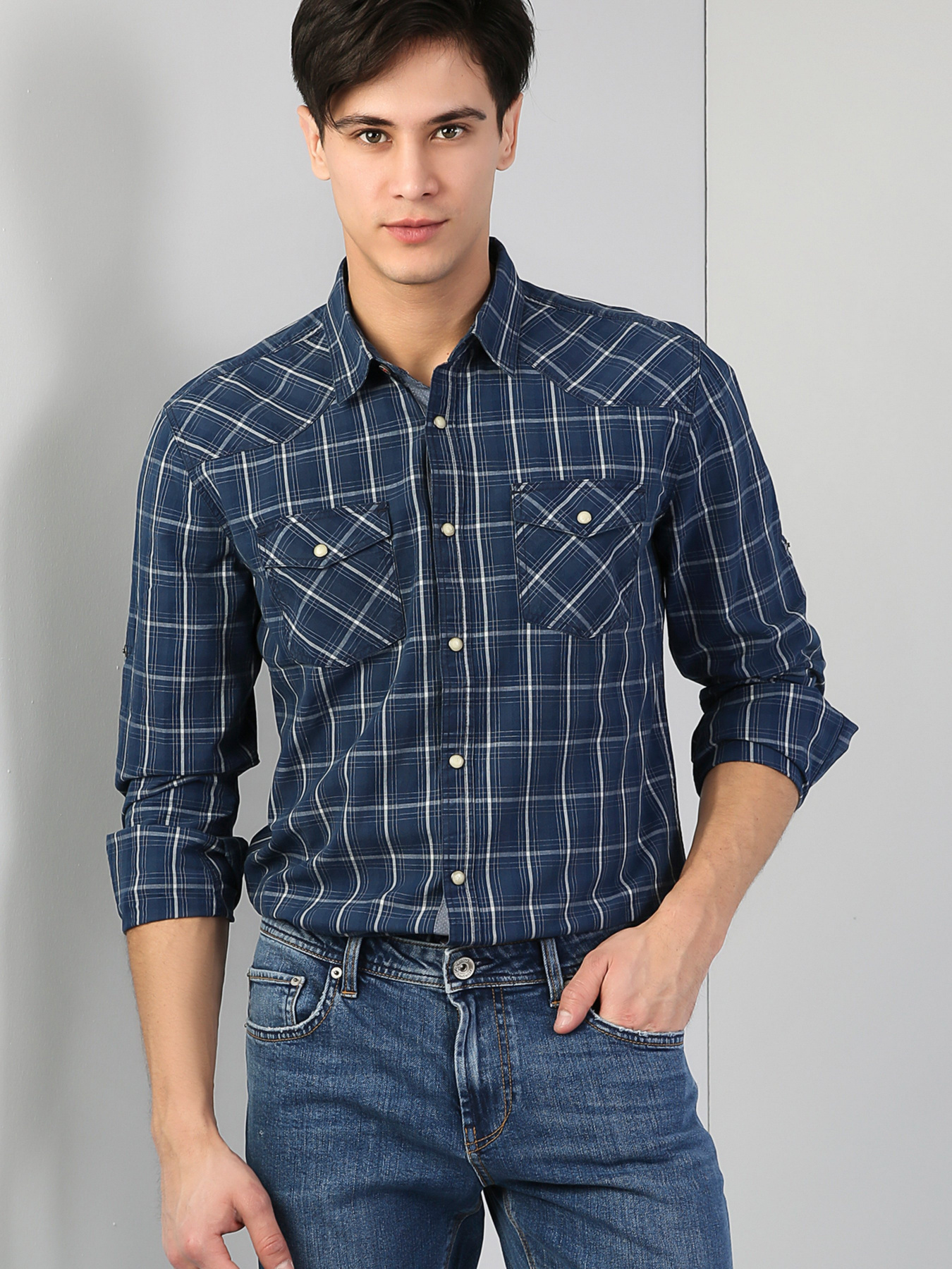 Рубашка Colin’s модель CL1043074NAV Фото