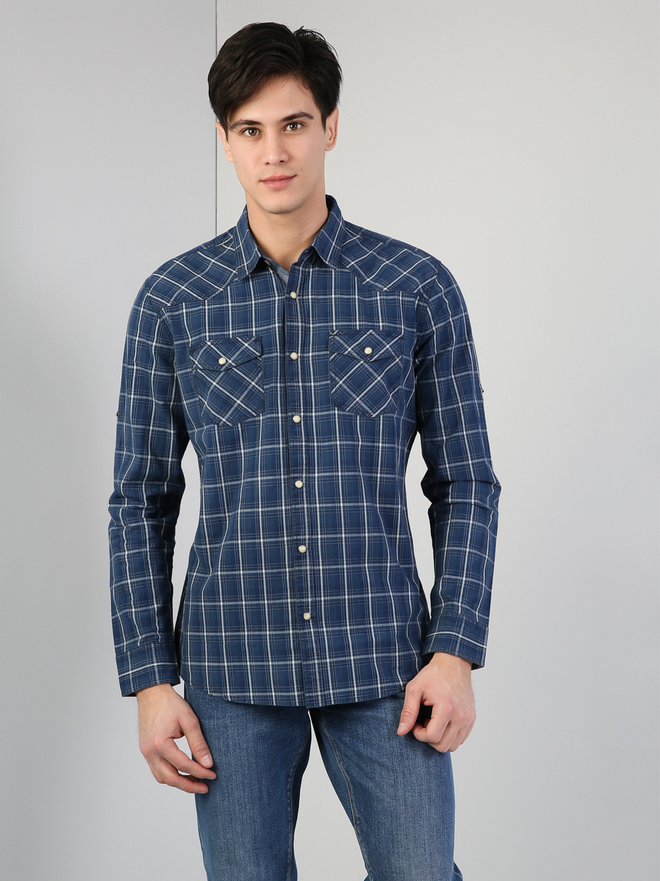 Сорочка повсякденна Colin’s модель CL1043074NAV Фото