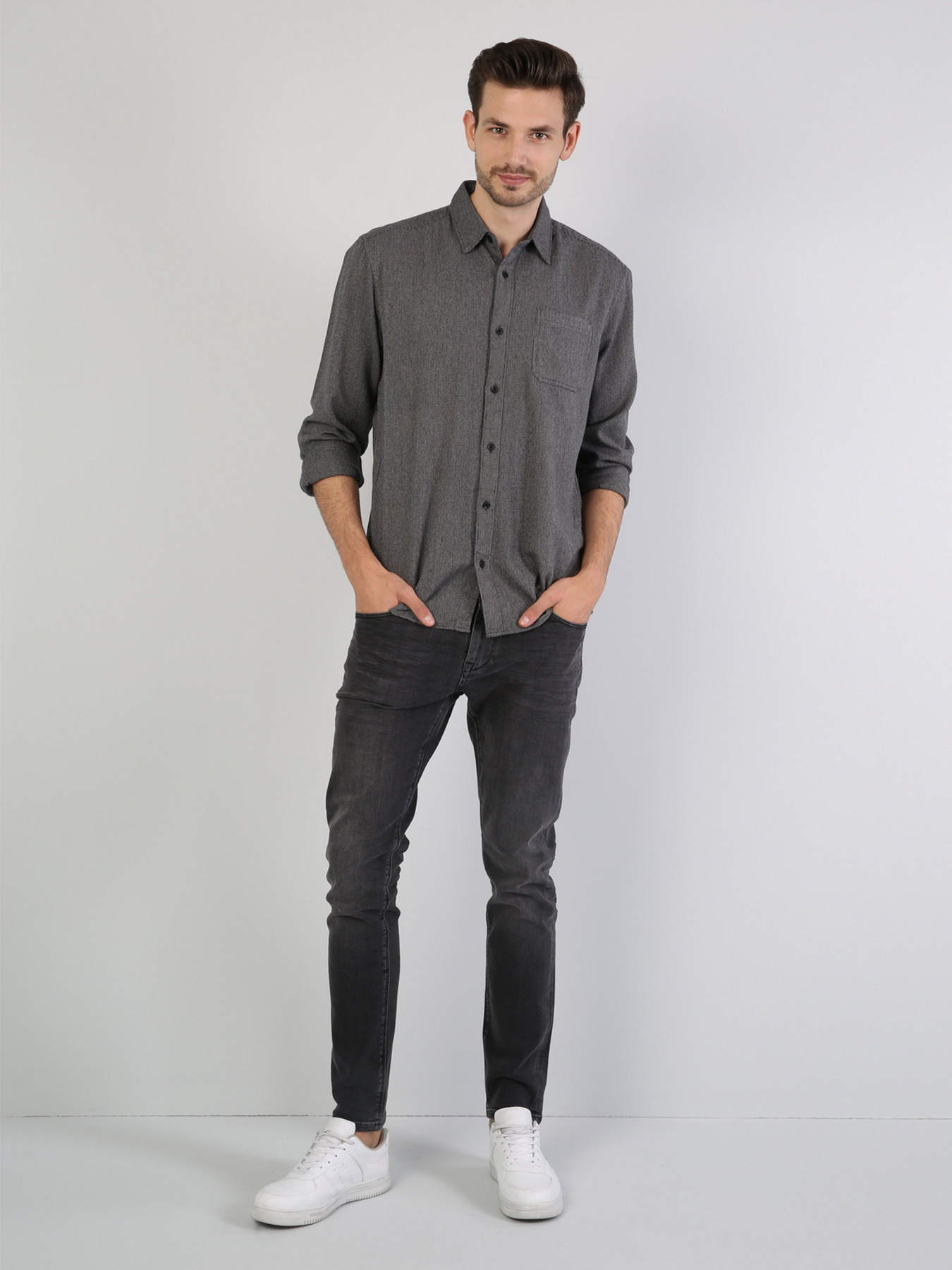 Рубашка Colin’s модель CL1043435BLK Фото