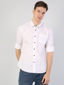 Рубашка повседневная Colin’s модель CL1043446WHT Рубашка повседневная Colin’s модель CL1043446WHT Фото