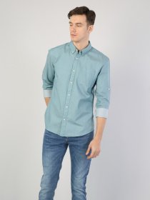 Сорочка Colin’s модель CL1043456GRN Фото