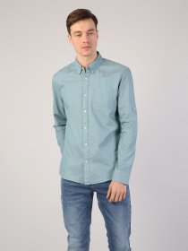 Сорочка Colin’s модель CL1043456GRN Фото