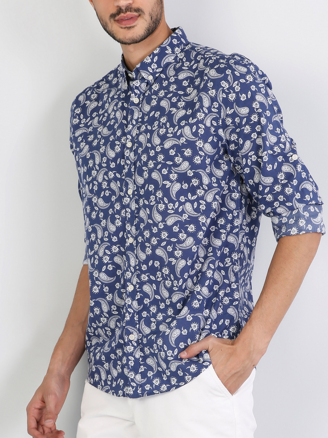 Рубашка повседневная Colin’s модель CL1043590BLE Фото