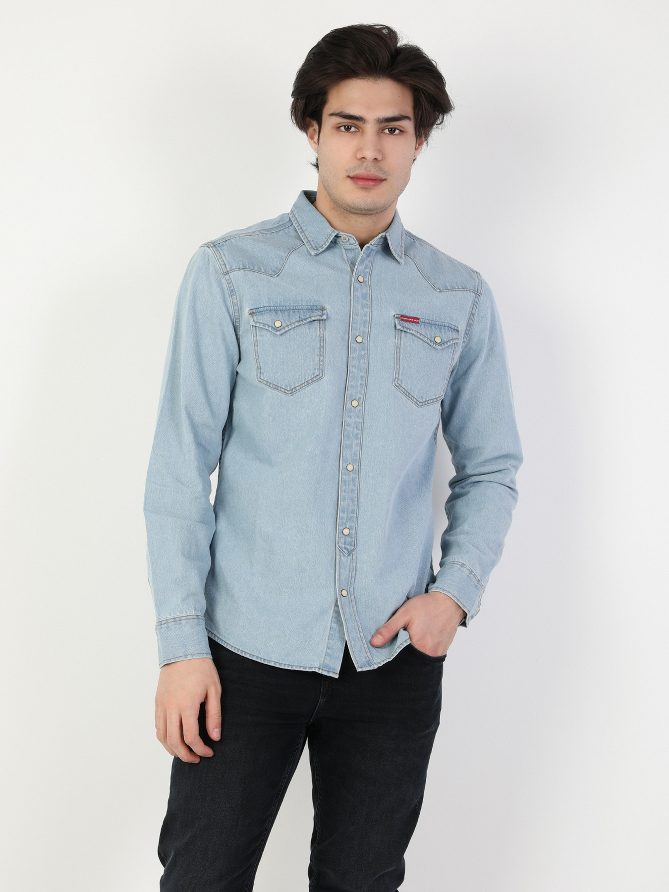 Рубашка повседневная Colin’s модель CL1043893DN06426 Фото