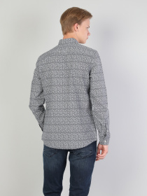 Рубашка повседневная Colin’s модель CL1044028NAV Рубашка повседневная Colin’s модель CL1044028NAV Фото