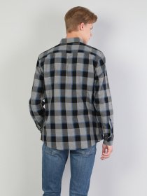 Рубашка повседневная Colin’s модель CL1044031GRA Рубашка повседневная Colin’s модель CL1044031GRA Фото