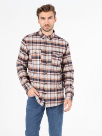 Рубашка повседневная Colin’s модель CL1044139BEI Фото