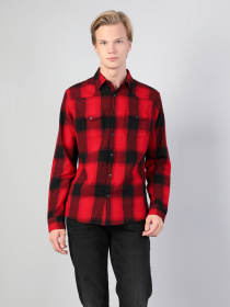 Рубашка повседневная Colin’s модель CL1044197RED Фото