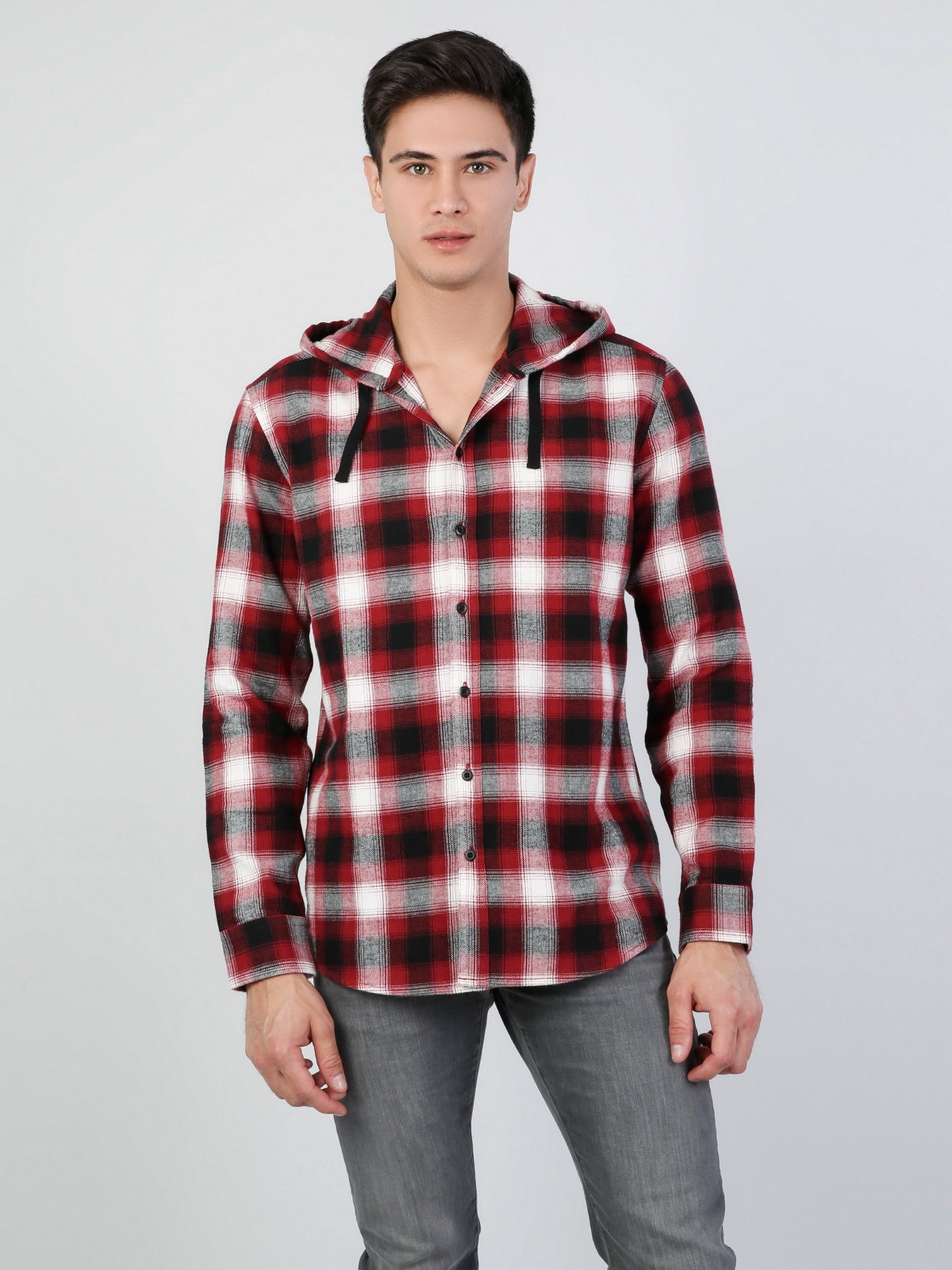 Рубашка повседневная Colin’s модель CL1044198RED Фото