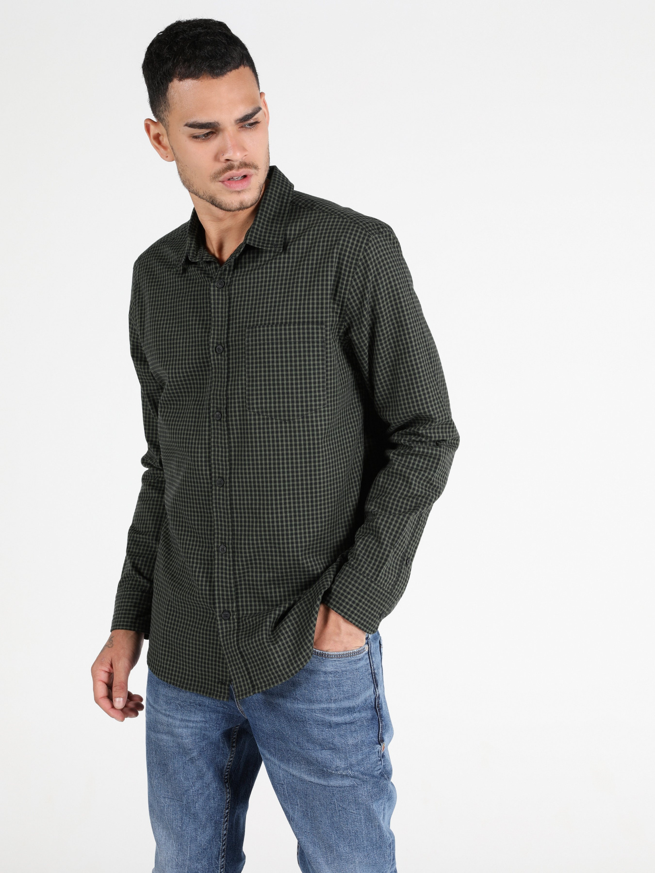 Сорочка Colin’s модель CL1044227KHA Фото