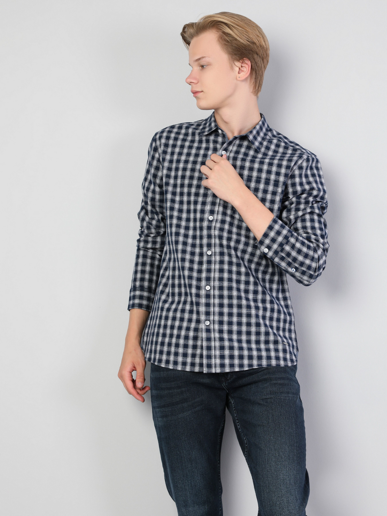 Сорочка Colin’s модель CL1044339NAV Фото