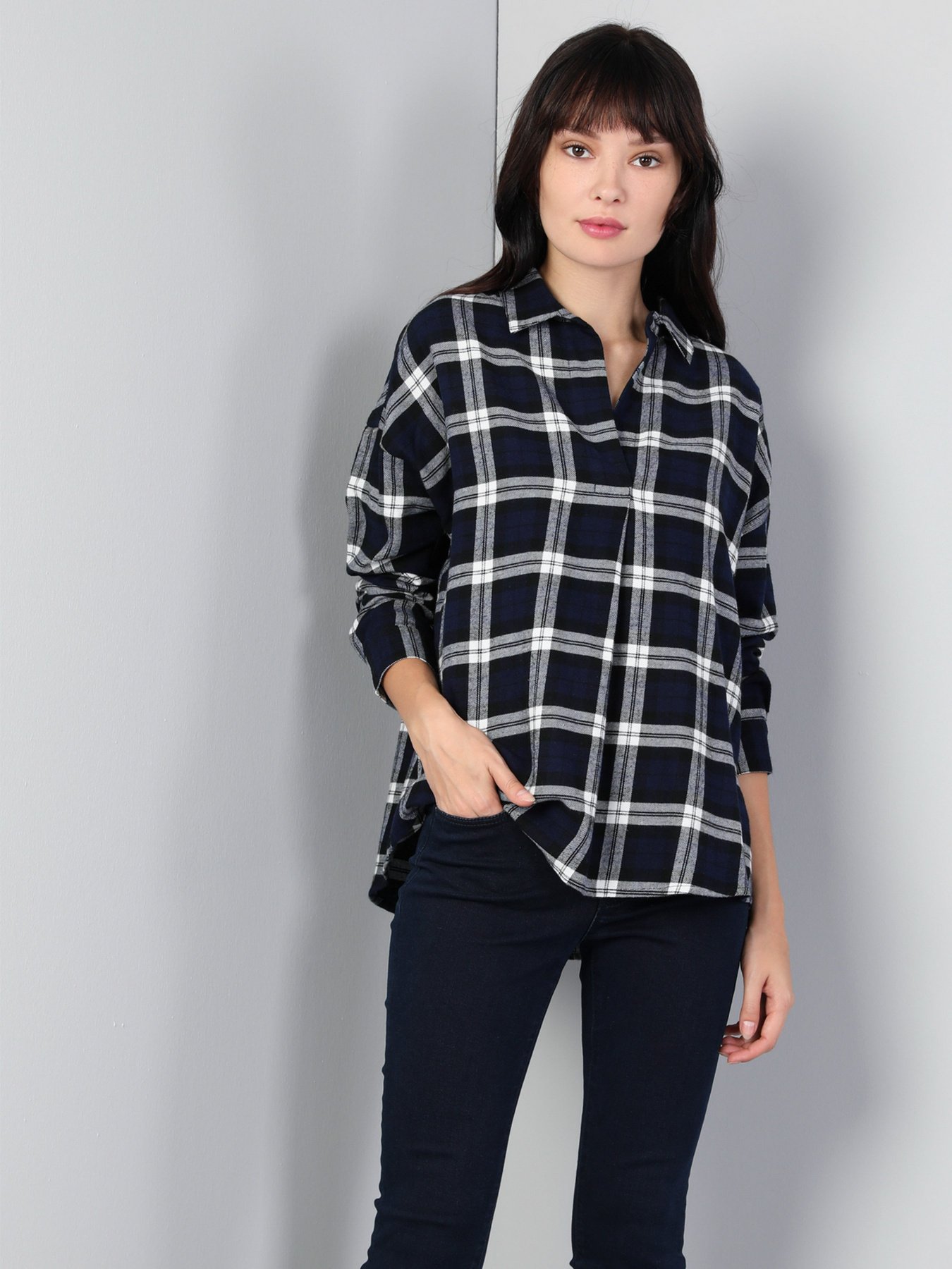 Рубашка повседневная Colin’s модель CL1044452NAV Фото