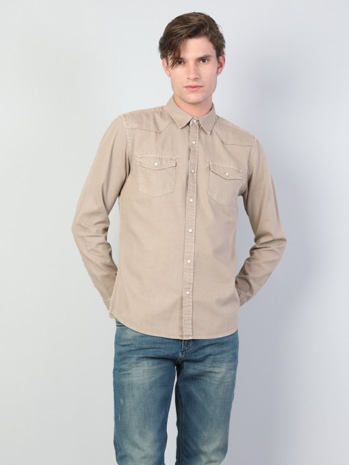 Рубашка Colin’s модель CL1044554BEI Фото