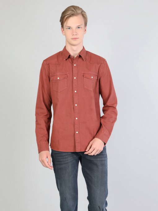 Рубашка повседневная Colin’s модель CL1044554BRC Фото