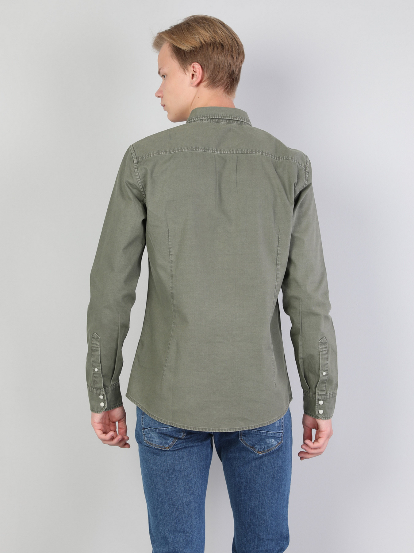 Рубашка повседневная Colin’s модель CL1044554KHA Фото