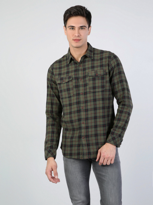 Рубашка повседневная Colin’s модель CL1044770KHA Фото