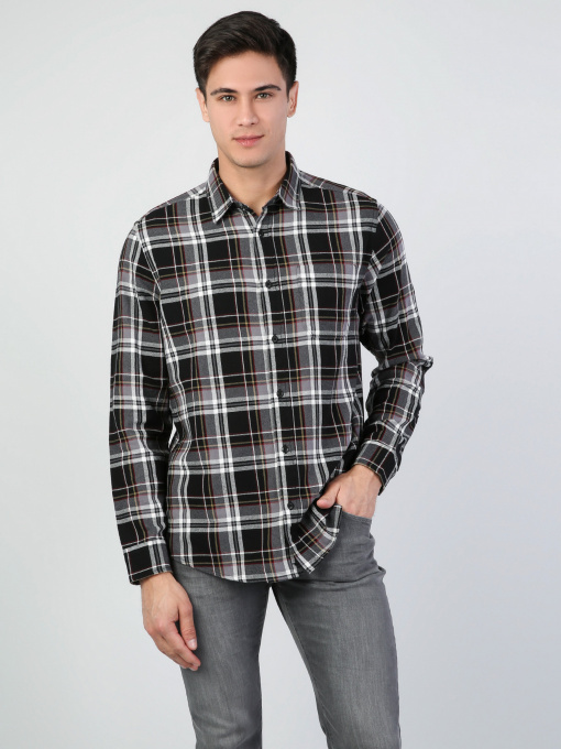 Рубашка повседневная Colin’s модель CL1044771BLK Фото