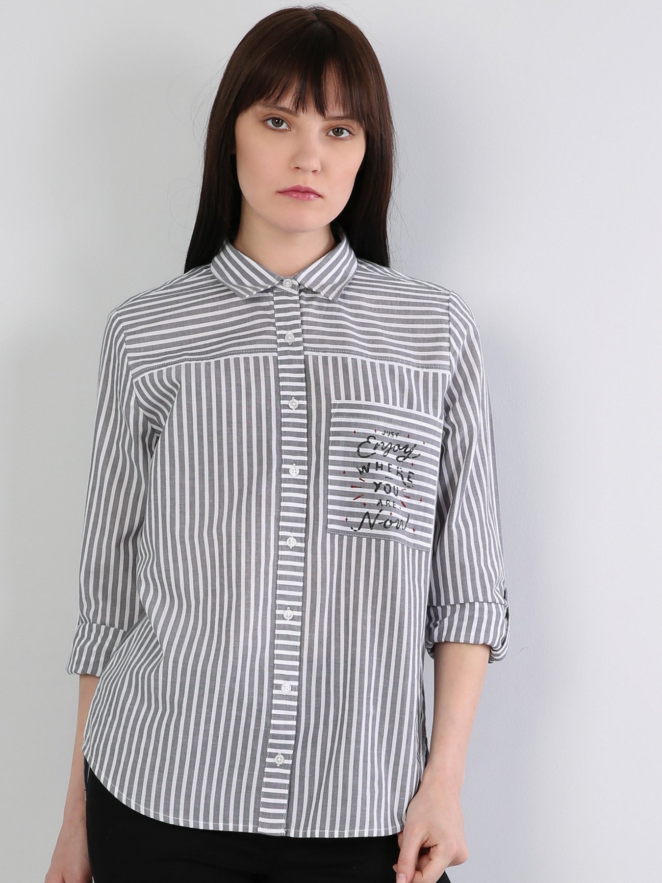 Рубашка повседневная Colin’s модель CL1044807ANT Фото