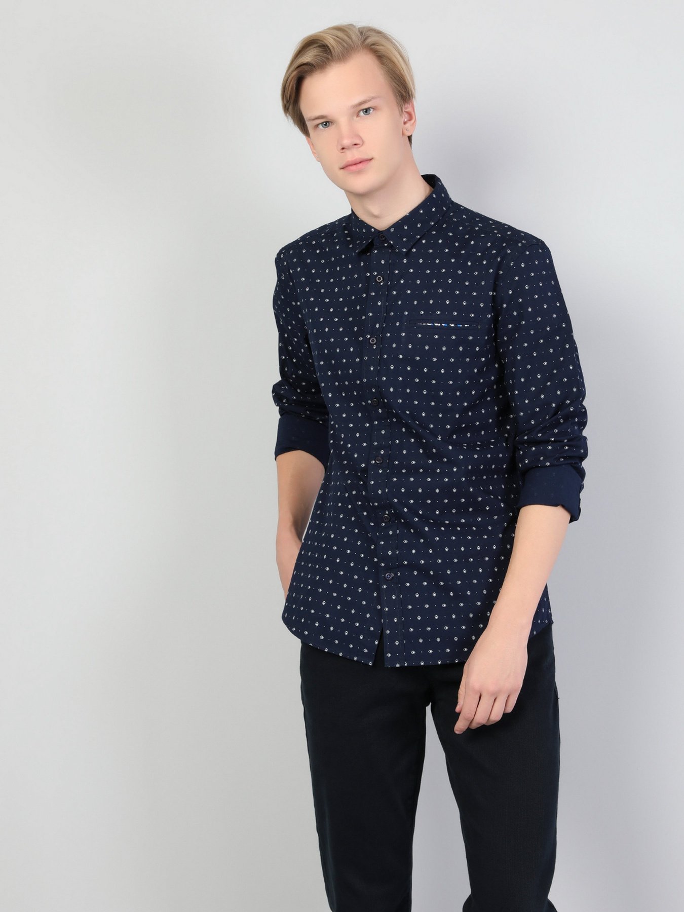 Рубашка Colin’s модель CL1045011NAV Фото