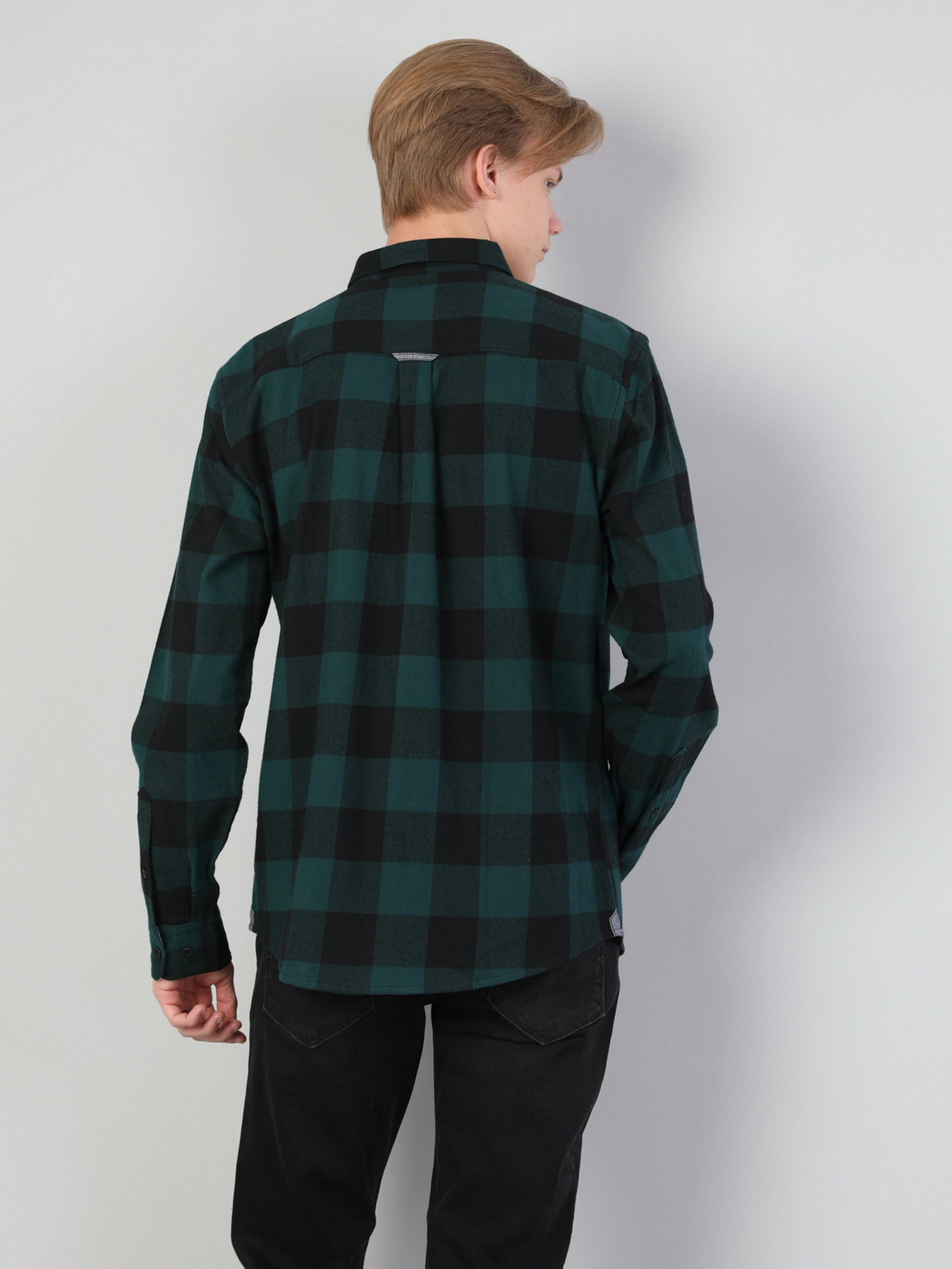 Рубашка повседневная Colin’s модель CL1045319GRN Фото