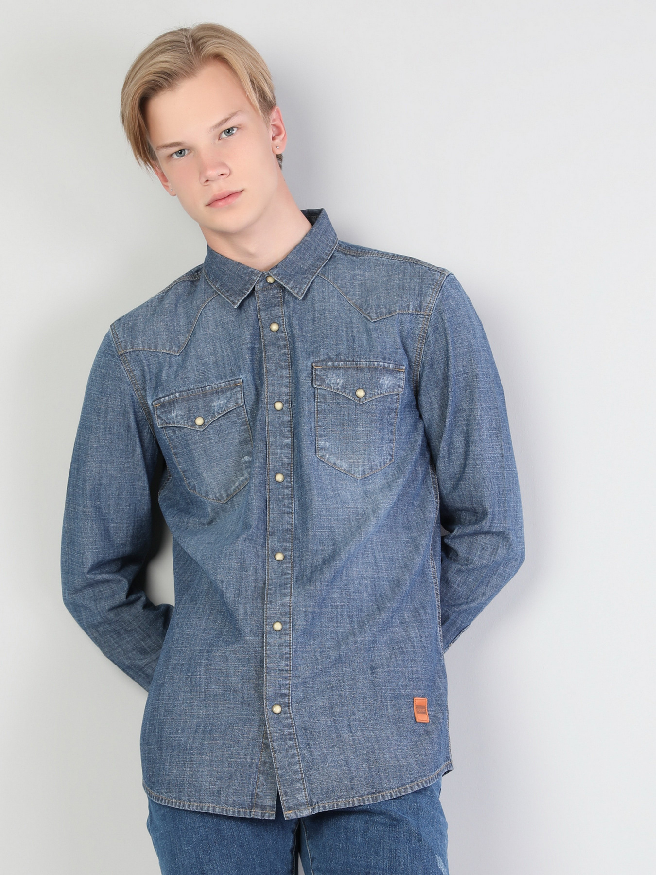 Рубашка повседневная Colin’s модель CL1045441DN40600 Фото