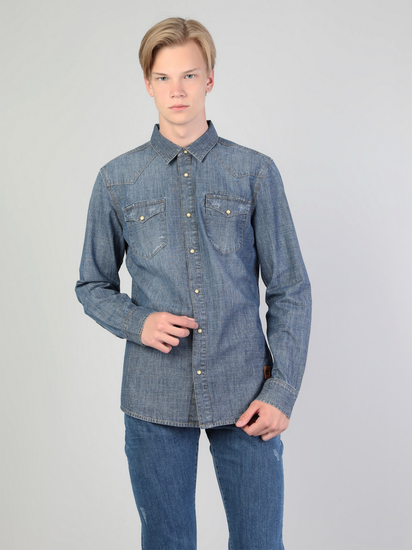 Рубашка повседневная Colin’s модель CL1045441DN40600 Фото