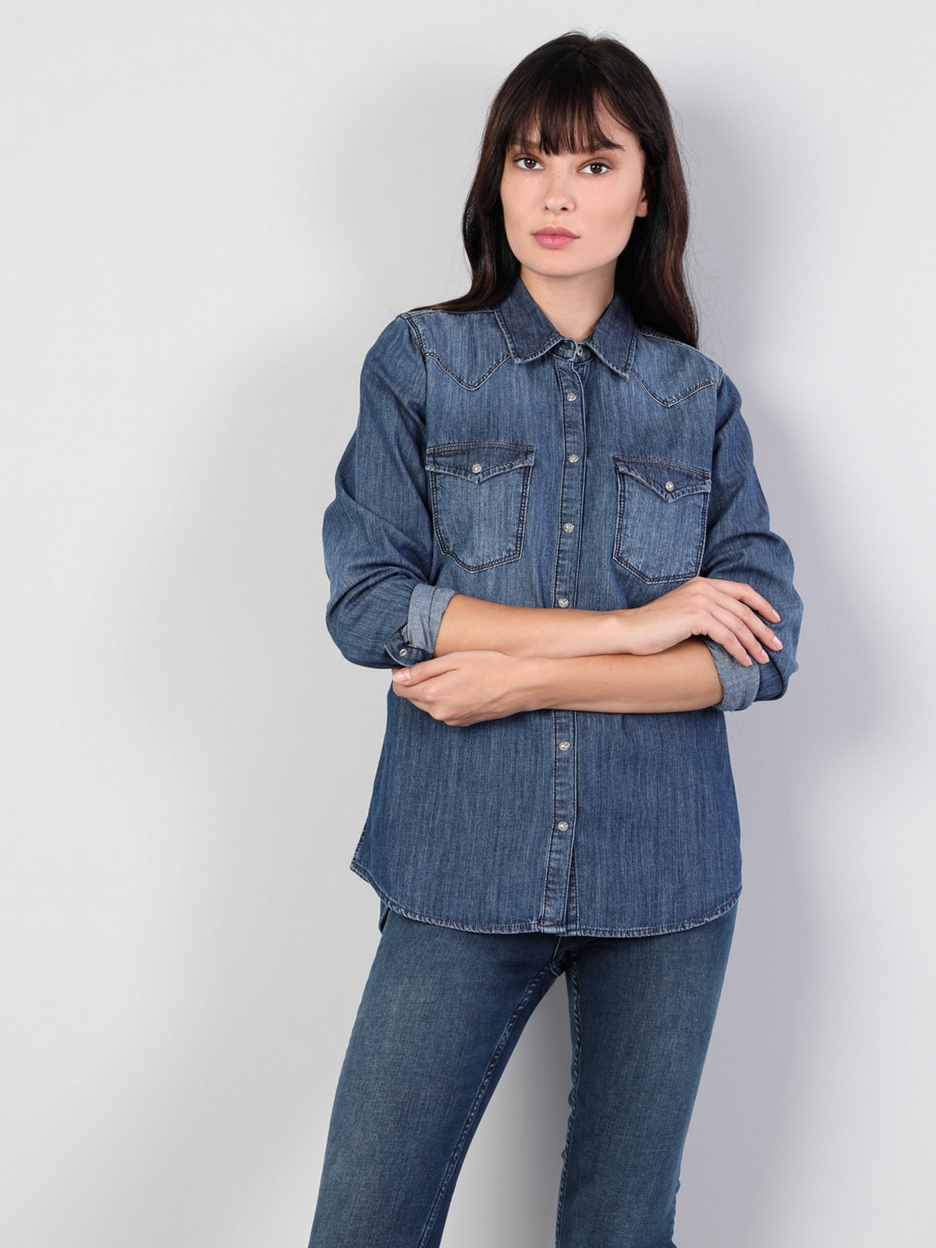 Рубашка повседневная Colin’s модель CL1045450DN40460 Фото