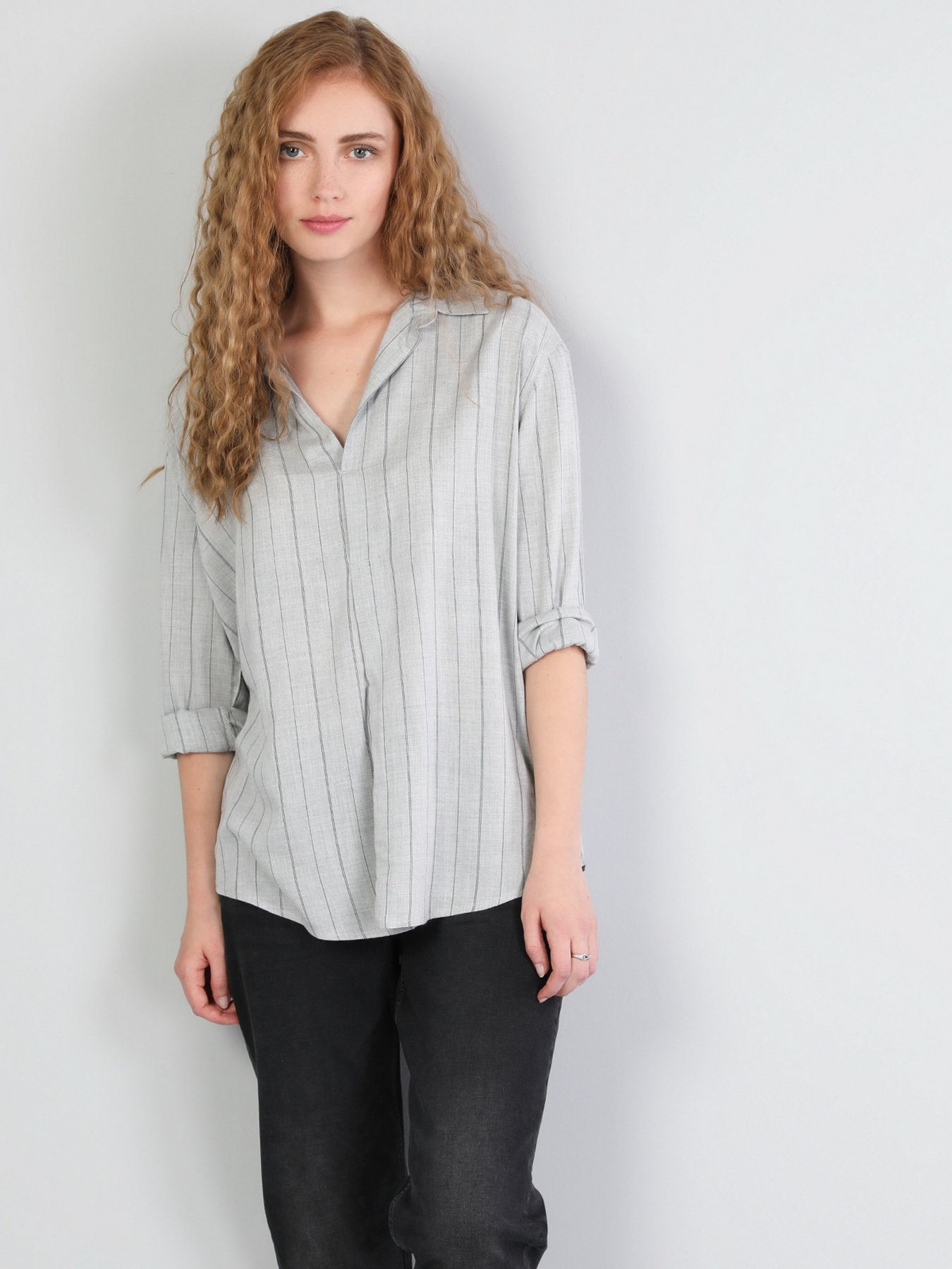 Рубашка повседневная Colin’s модель CL1045537GRA Фото