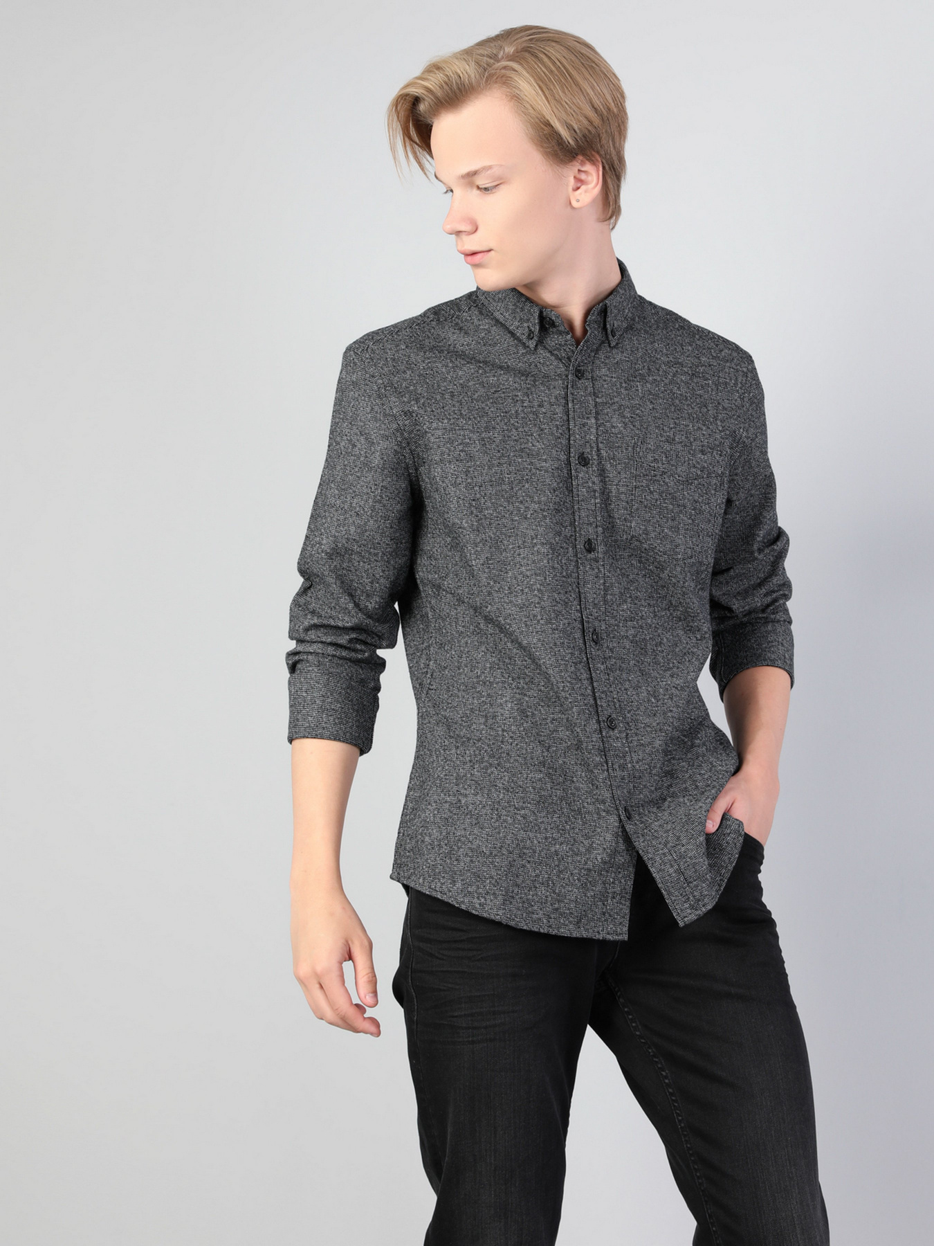 Рубашка повседневная Colin’s модель CL1045605ANT Фото