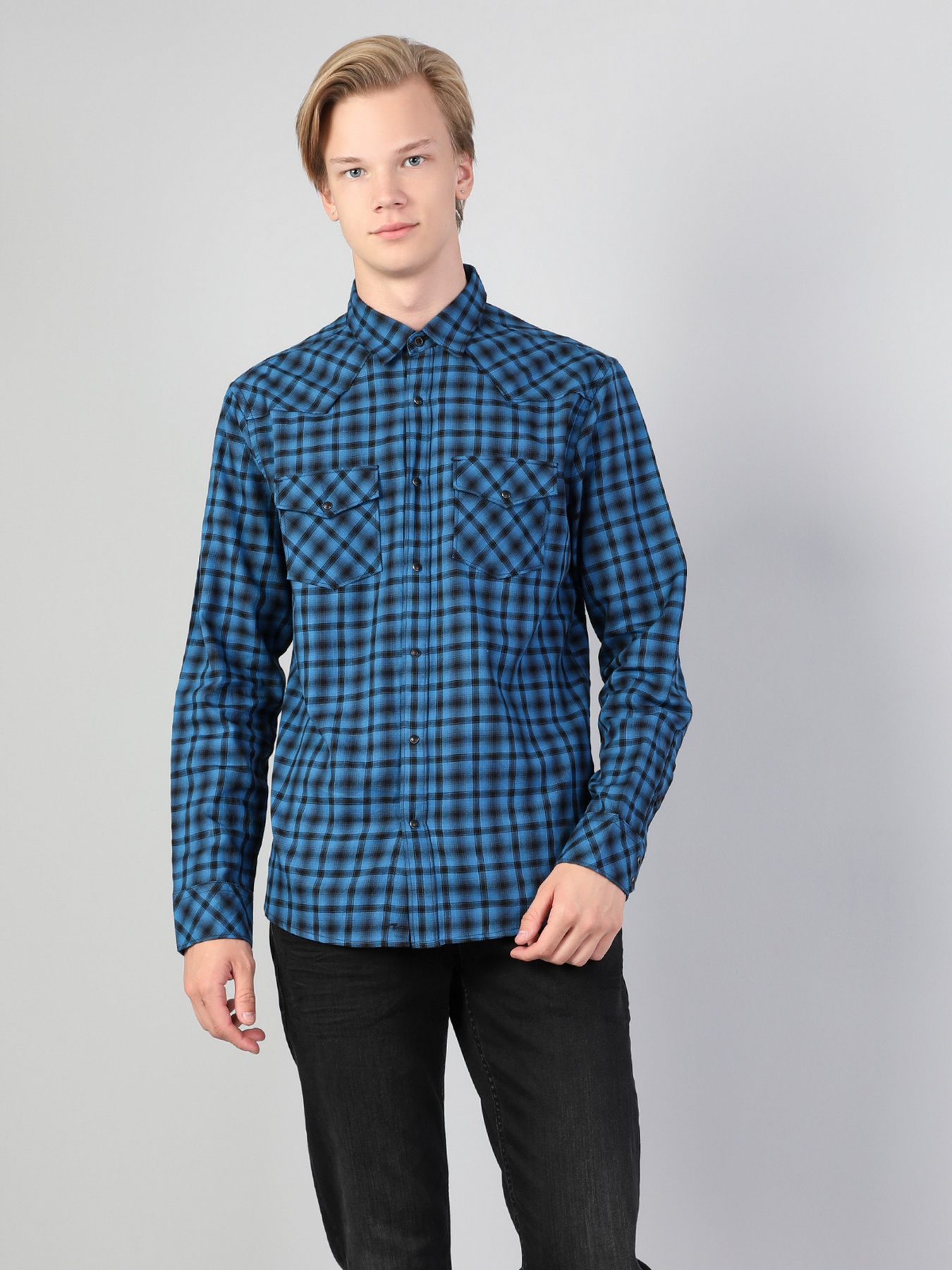 Сорочка Colin’s модель CL1045609EBL Фото