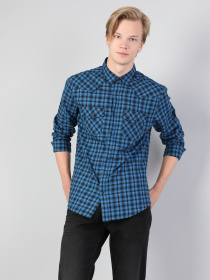 Рубашка повседневная Colin’s модель CL1045609EBL Фото