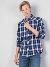 Рубашка повседневная Colin’s модель CL1045610BLS Фото