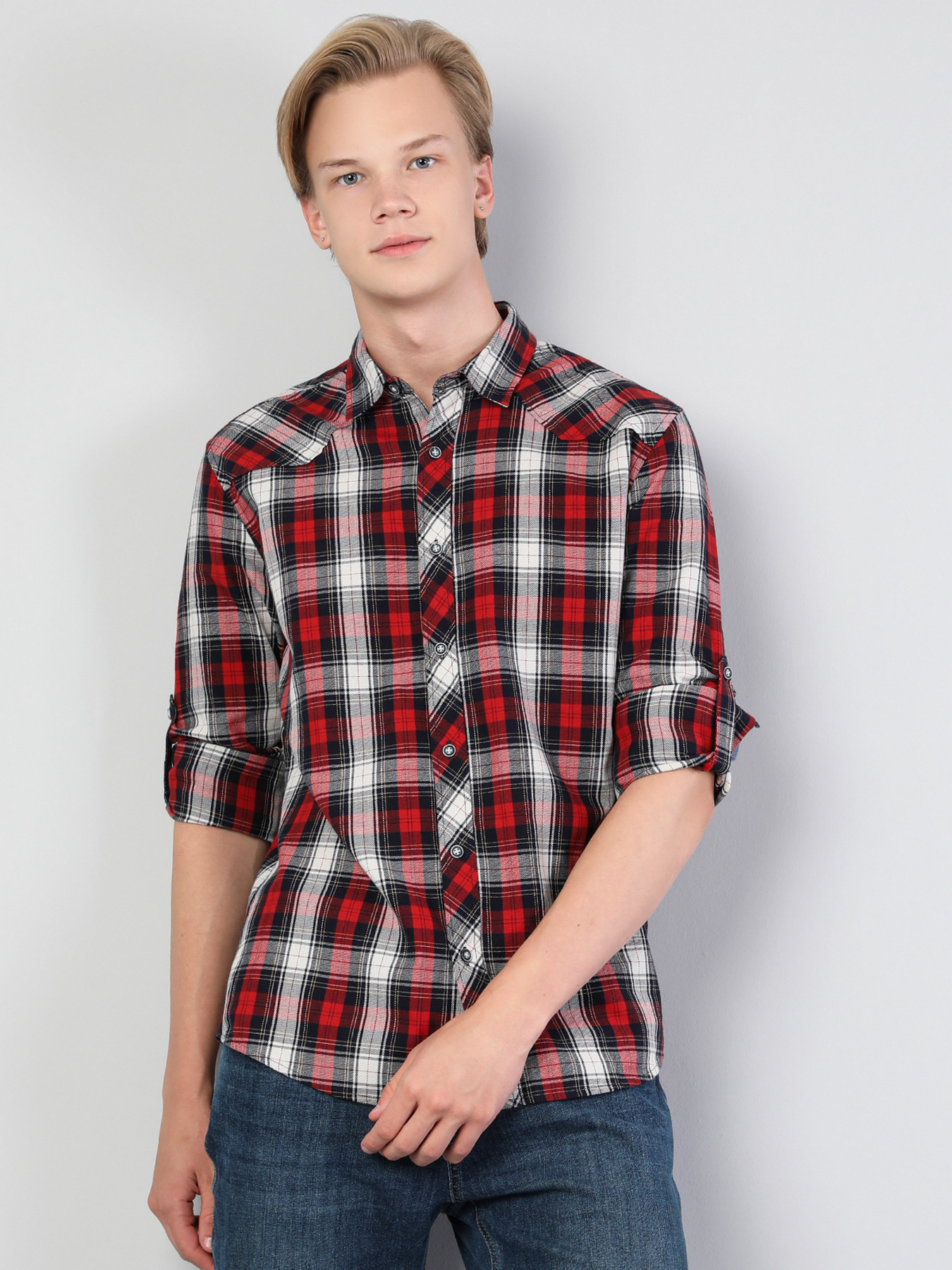 Сорочка Colin’s модель CL1045610RED Фото