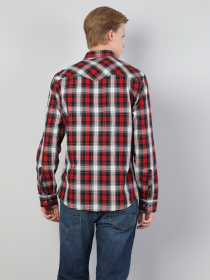 Рубашка повседневная Colin’s модель CL1045610RED Фото